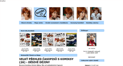 Desktop Screenshot of komiks.cz
