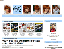 Tablet Screenshot of komiks.cz